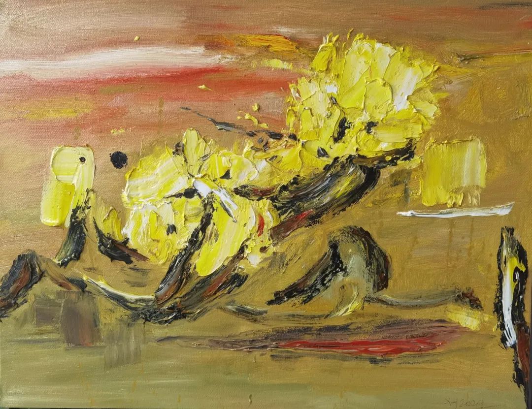 第三届《一一风荷举》|《痕迹》薛杰喜油画作品展在临沂美术馆开幕 第 7 张