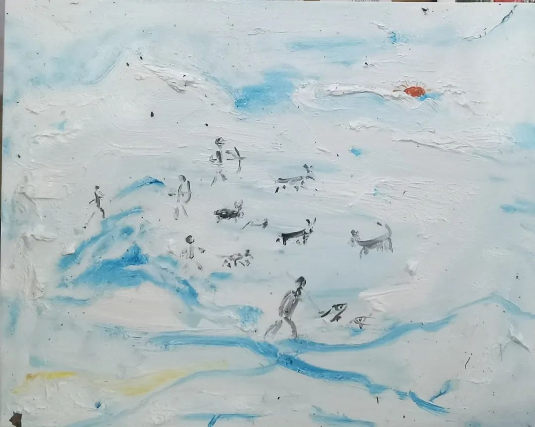 第三届《一一风荷举》|《痕迹》薛杰喜油画作品展在临沂美术馆开幕 第 8 张