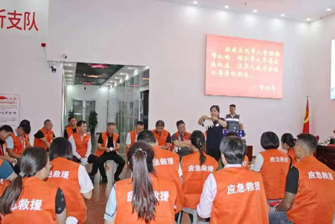 国家职业资格应急救援员五级鉴定（临沂班）开班暨军联“应急救援技能”公益培训启动 第 3 张