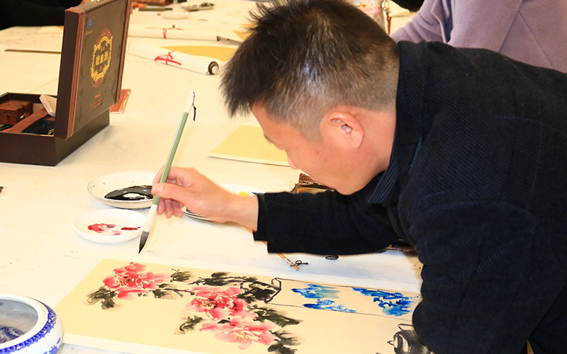 书圣文化传承发展暨友好城市书画交流会在王羲之故居举行 第 20 张
